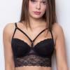 Orhideja 563-390 Черное кружевное бюстье со стрепами