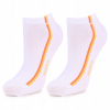 Marilyn FORTE 52 Женские носки с двойной полоской белый/оранжевый/желтый