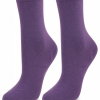 Marilyn FORTE 58 Женские хлопковые носки сливовый