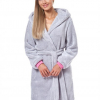 L&L 9134 SB Теплый халат серый