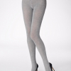 Marilyn COTTON 120 Колготки женские теплые хлопковые светло-серый/меланж