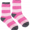 Marilyn COOZY L52 Махровые носки в полоску ярко-розовый/розовый/темно-серый