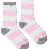 Marilyn COOZY L52 Махровые носки в полоску белый/светло-розовый/серый