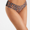 Julimex TANGA Трусы бразилиана с кружевной спинкой леопард