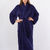 Vienetta Secret VS 031 Домашний теплый халат темно-синий