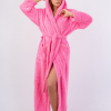 Vienetta Secret VS 031 Домашний теплый халат ярко-розовый