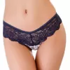 Oro Emma трусы стринги женские синий/цветы