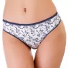Oro Aurelia женские трусы хлопок принт/цветы