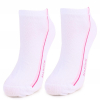 Marilyn FORTE 52 Женские носки с двойной полоской белый/розовый/ярко-розовый