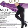 Oro Micro 100 den теплые колготки из микрофибры черный