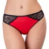 Oro Bella трусы стринг хлопок красный