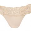 Sealine 221-030 Стринги женские с кружевным поясом бежевый