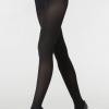 Marilyn EROTIC VITA BASSA 100 Колготки с заниженной талией и кружевным поясом черный
