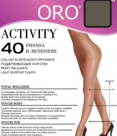 Oro Activity 40 den підтримуючі колготки димчастий