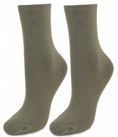 Marilyn FORTE 58 Жіночі бавовняні шкарпетки оливковий