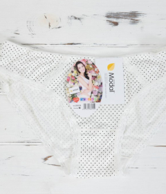 DC Girl 26535 Женские трусы бикини в горошек белый