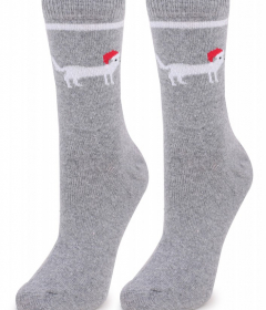 Marilyn ANGORA N31 Теплые носки с шерстью серый