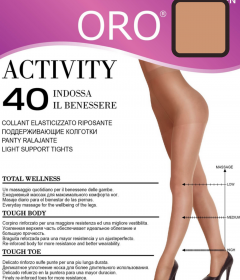 Oro Activity 40 den поддерживающие колготки телесный
