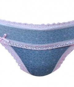 Sealine 211-1458 Трусы бикини женские джинсовый