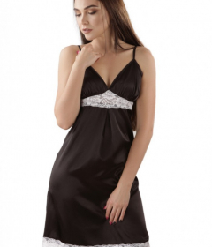 NL 034 Ночная сорочка черный