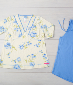 Vienetta Secret VS 05 Піжама для вагітних молочний/блакитний