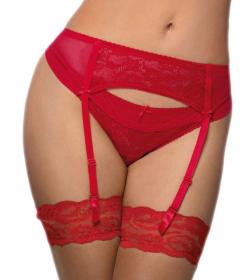 Vena VPP-118 пояс для чулок красный