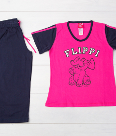 Vienetta Secret VS 01 Пижама футболка и бриджи малиновый