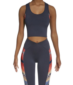 Bas Bleu Teamtop 30 спортивная короткая майка синий