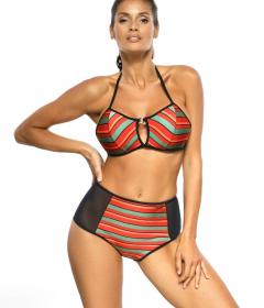 Купальник с принтом в полоску Marko M 606 SYNDY