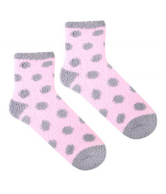 Marilyn COOZY L51 Махровые женские носки розовый/серый