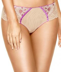 Kinga PINK P 738/2 Трусы женские с двойным тюлем