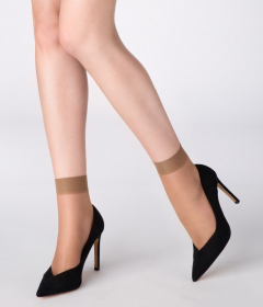 Marilyn PETKI Капронові шкарпетки 15 den коричнева засмага