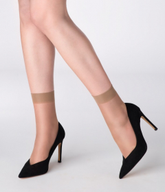 Marilyn PETKI Капроновые носки 15 den цвет загара