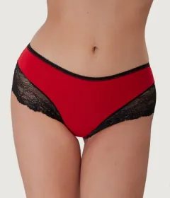 Oro Rosabella труси жіночі червоний/чорний