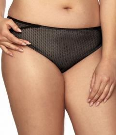 Kinga JUSTINE classic P 638/2 Труси жіночі чорний/бежевий