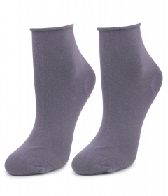 Marilyn FORTE 948 NO STRESS Женские хлопковые носки с мягким рантом серый