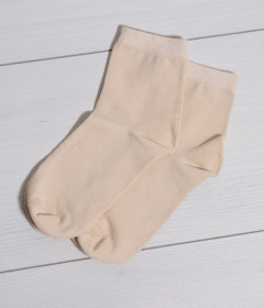 ШЛ 002 Женские носки хлопковые бежевый