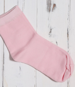 ШЛ 001 Носки женские хлопковые розовый