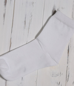 ШЛ 001 Носки женские хлопковые белый