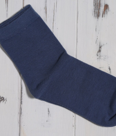 ШЛ 001 Носки женские хлопковые синий