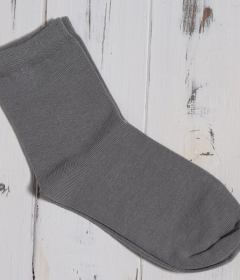 ШЛ 001 Носки женские хлопковые серый