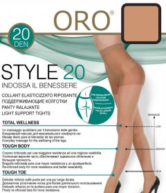 Oro Style 20 den поддерживающие колготки телесный