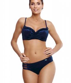 Marko M 549 SYLVIA Велюровый купальник темно-синий