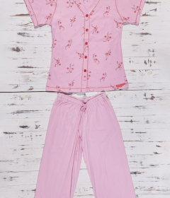 Vienetta Secret VS 70 Хлопковая пижама футболка/бриджи розовый