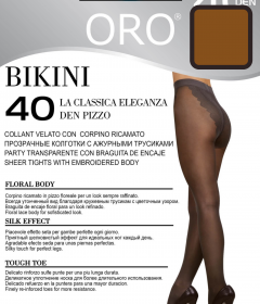 Oro Bikini 40 den колготки с ажурными трусиками (Vizone)