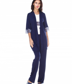 Serenade 5509Н халат вискоза темно-синий