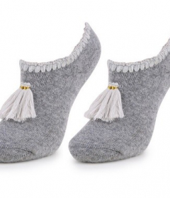 Marilyn BALETKI L40 ANGORA Теплі жіночі слідки з ангорою сірий