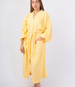 Vienetta Secret Chelsea CH 021 Махровый халат для бани желтый
