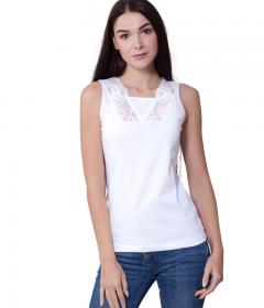 Белая майка женская ML 065