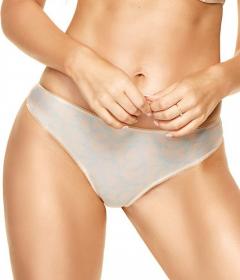 Kinga KIINI S 741/2 Трусы стринг женские бежевый/принт